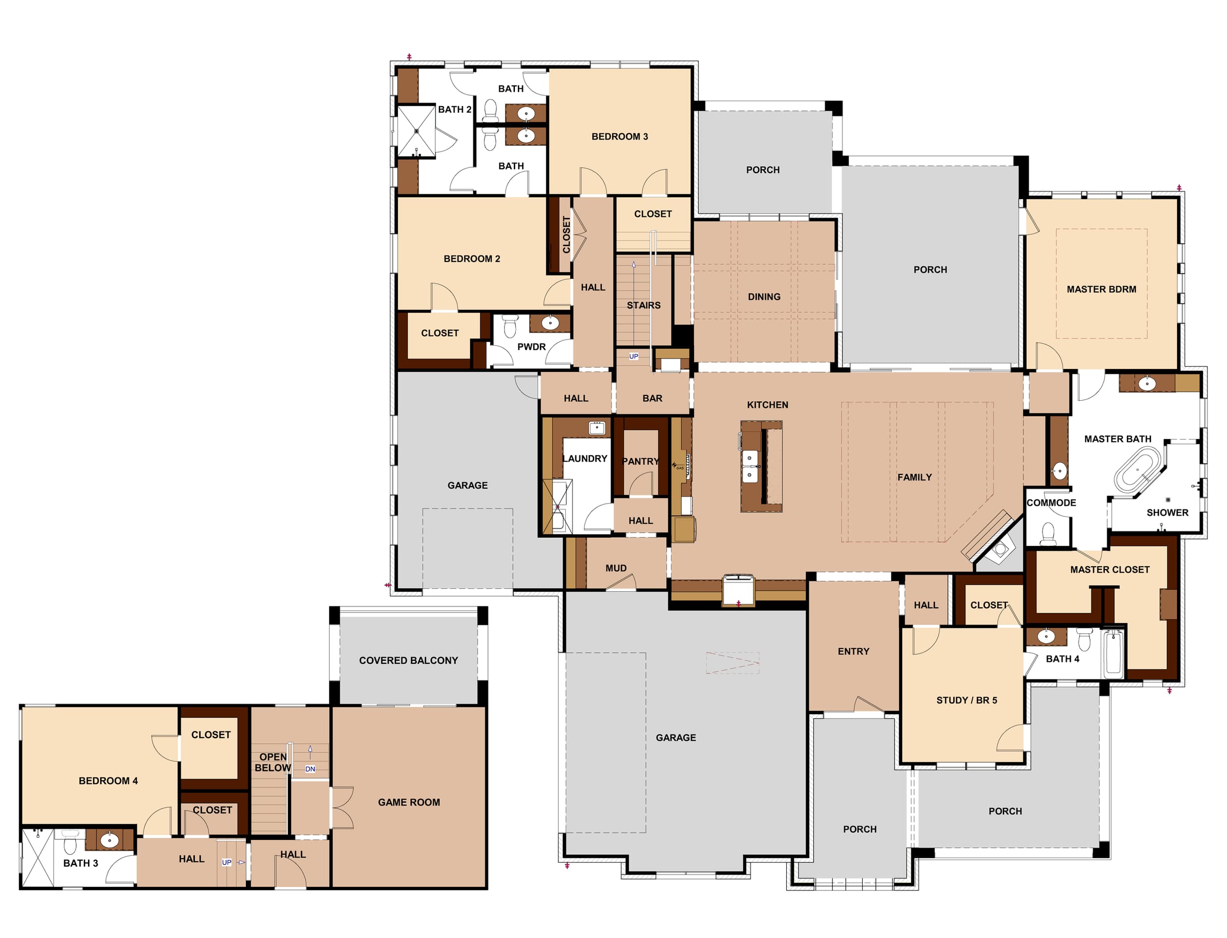 Floor plan of The Brazos