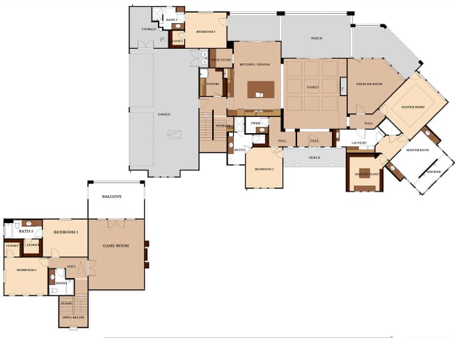 Floor plan of The Salado