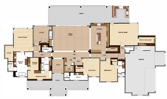 Floor plan of The Trinity